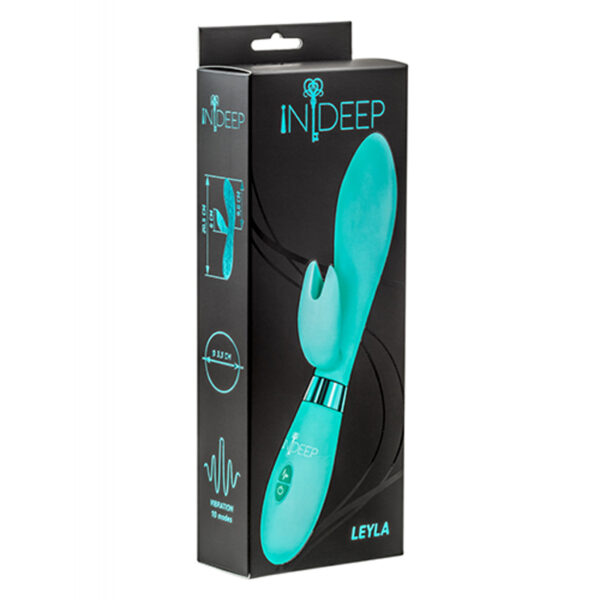Vibrator Indeep Leyla Turquoise - Afbeelding 3