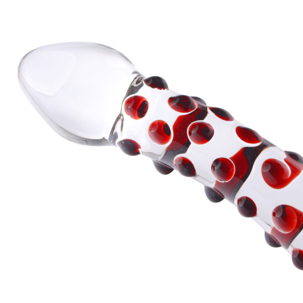 Glassdildo NAMI Nopped 26*4cm - Afbeelding 2