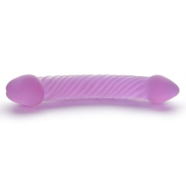 Glassdildo KIMIKO Double satinlook Glass 20cm