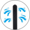 Water flow (360°) 5.9" black - Afbeelding 4