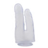 7.9 Inch Double Dildo Clear - Afbeelding 2