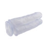 7.9 Inch Double Dildo Clear - Afbeelding 4