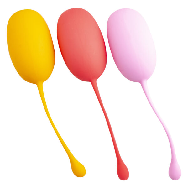 Mango Weighted Silicone Kegel Exercises 3 Ball Set