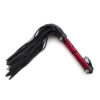 Leopard flogger 39cm black/red - Afbeelding 3