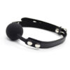Silicone Ball Gag Black - Afbeelding 3