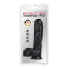PVC Dildo 7.5" black - Afbeelding 2
