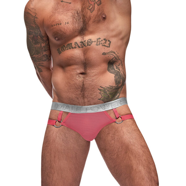 Mesh Rib Jock - S/M (Salm)