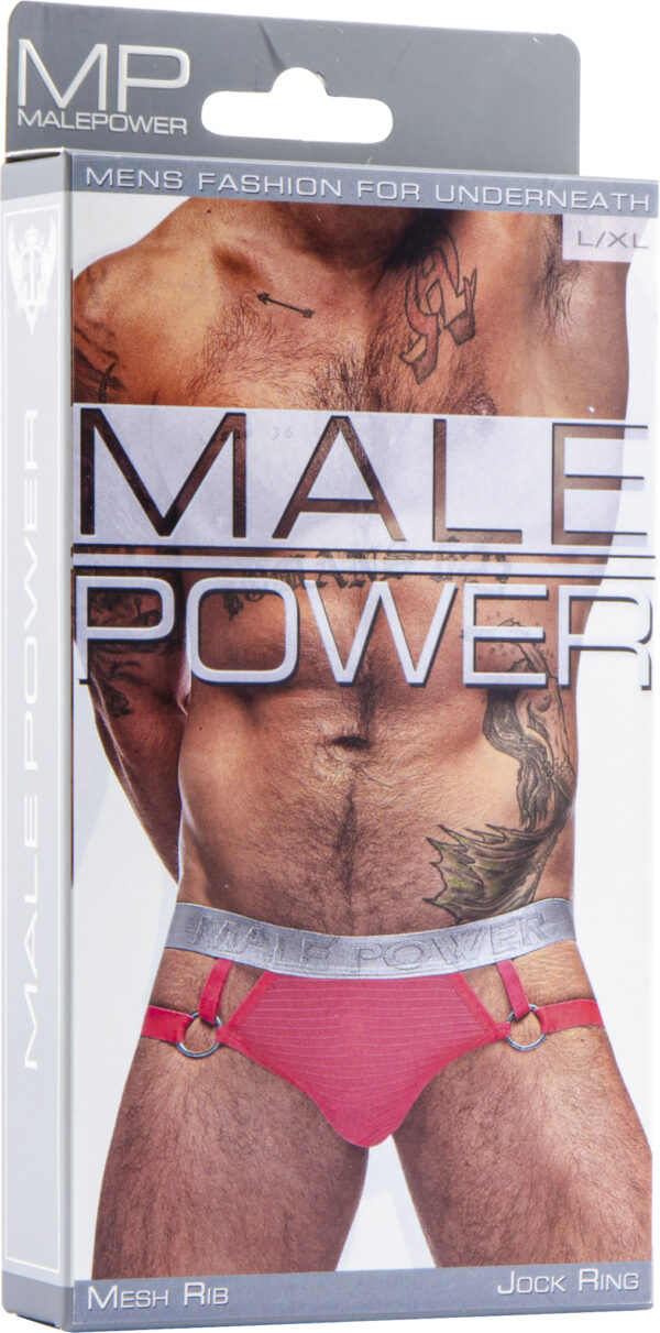 Mesh Rib Jock - S/M (Salm) - Afbeelding 3