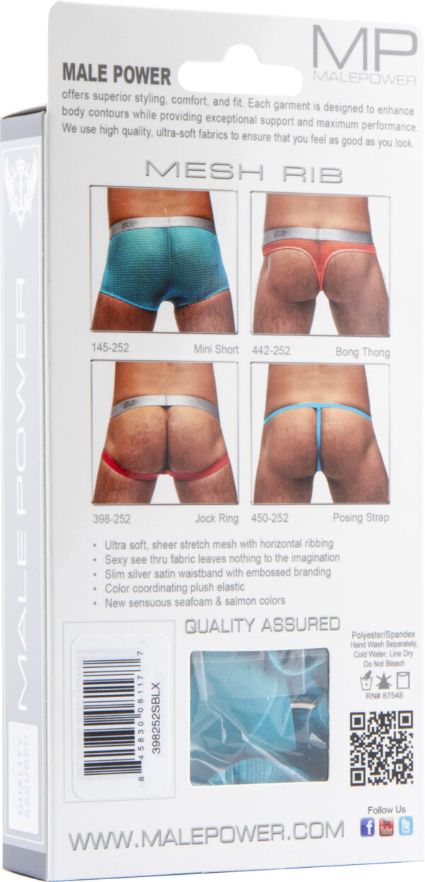 Mesh Rib Jock - S/M (Sea/Bl) - Afbeelding 3