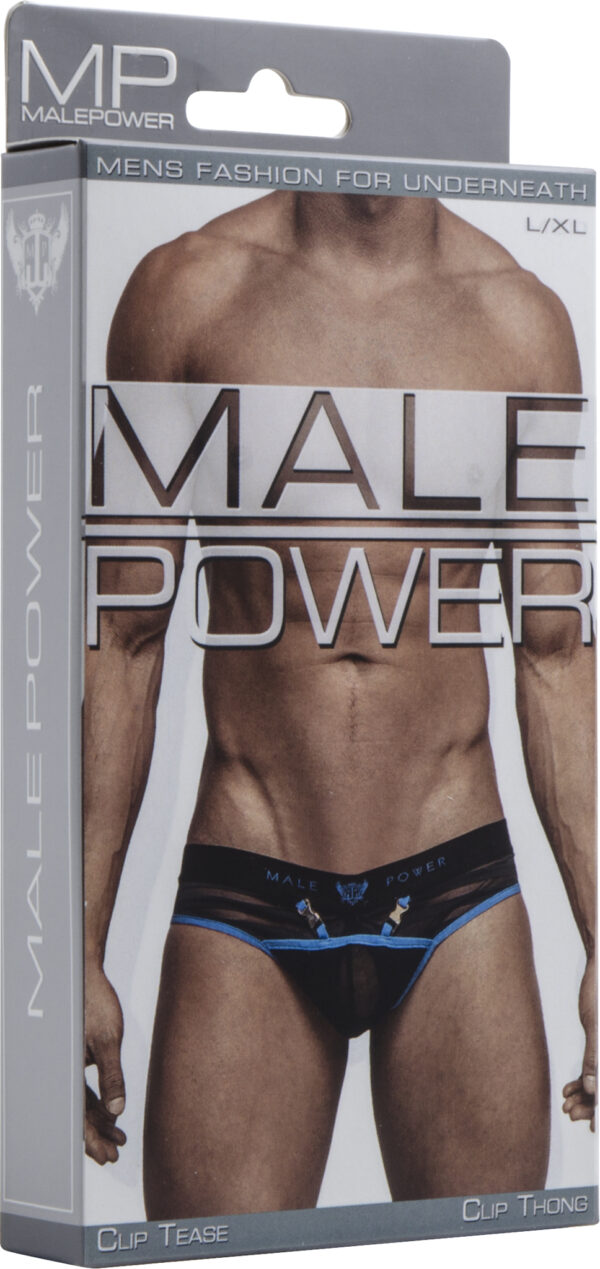 Clip Thong - S/M (Black) - Afbeelding 3