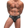 Black Ice Lace Up Thong - S/M (Black)