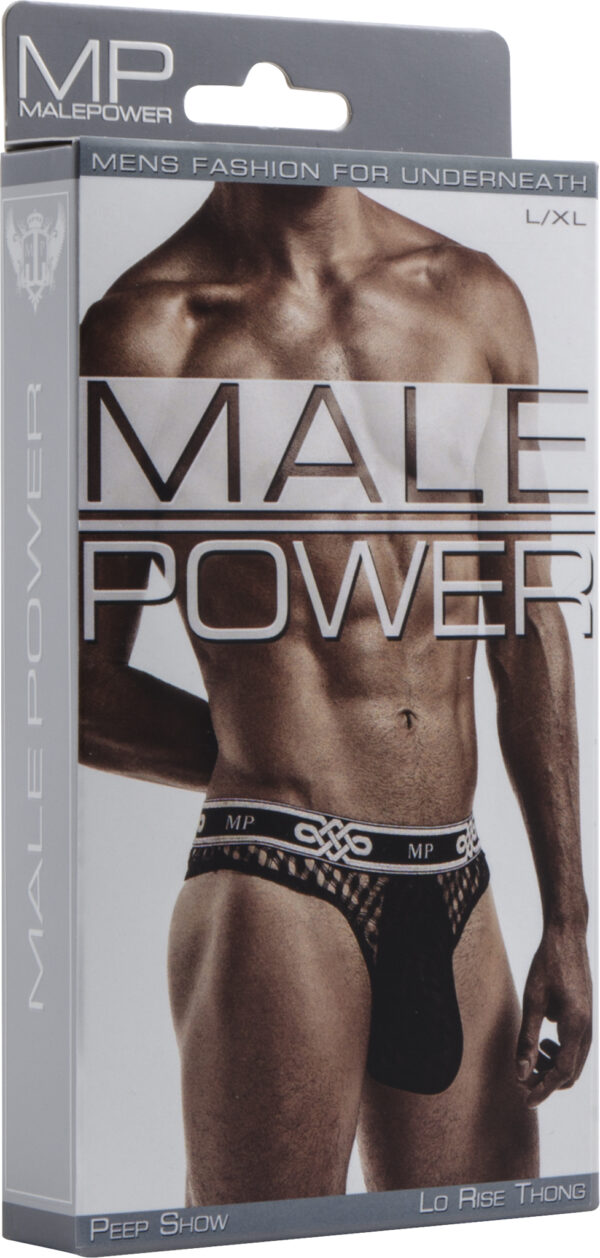 Lo Rise Thong - L/XL (Black) - Afbeelding 3