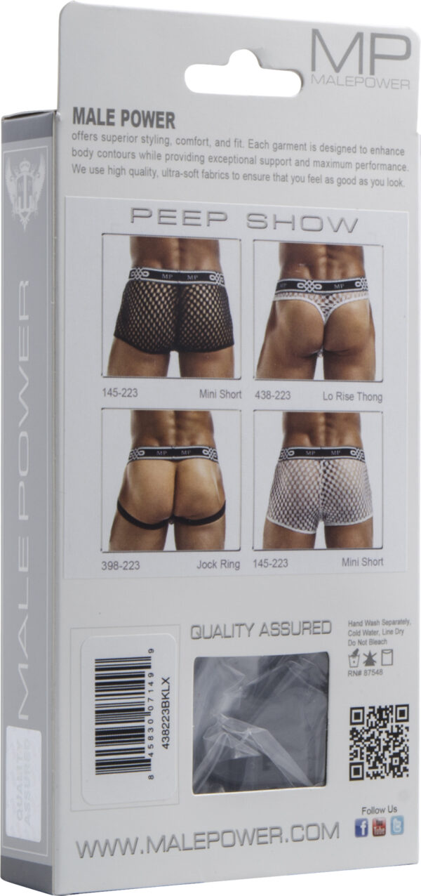 Lo Rise Thong - L/XL (Black) - Afbeelding 4