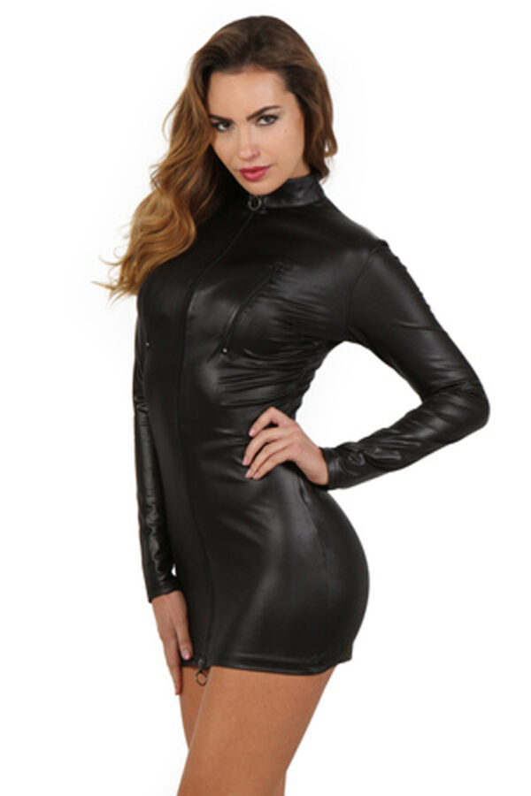 Short dress-S-black