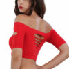Fishnet TOP-OS-red - Afbeelding 3
