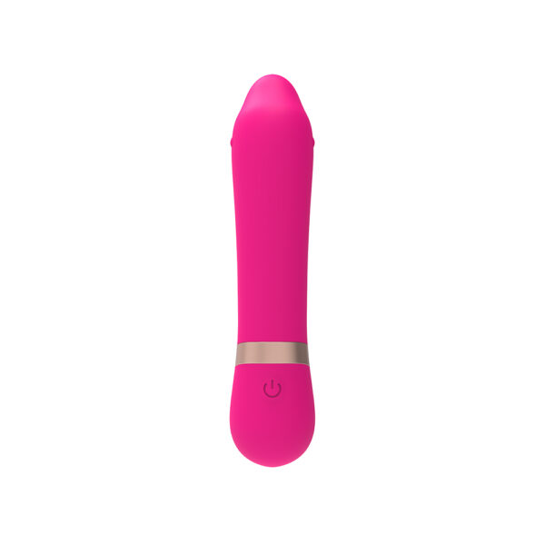 Cuddly Vibe Silicone Vibrator 4.7" Pink