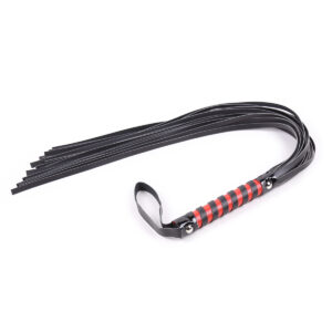 Striped Flogger Black/Red