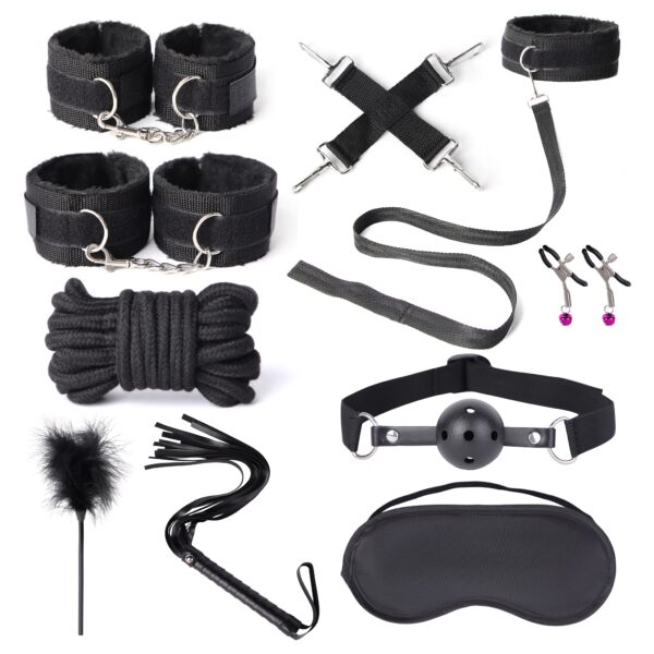 BDSM Set (11pcs) #WannaPlay Black