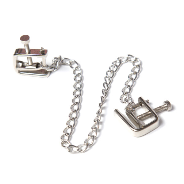 Adjustable Nipple Clamps Silver