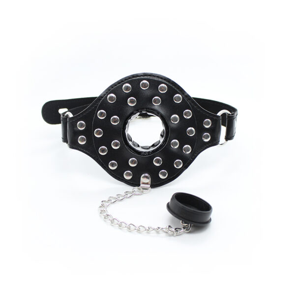 Mouth Gag with Closure Black