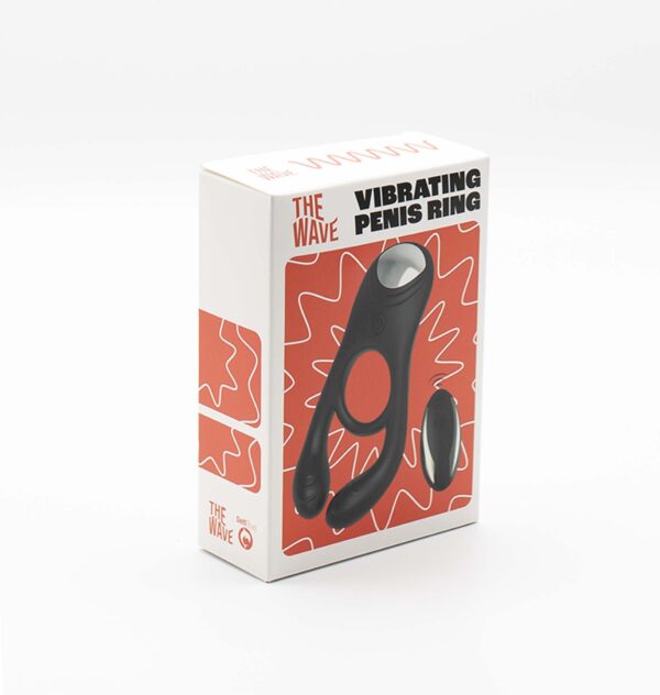 Veyron Vibrating Penis Ring With Remote Black