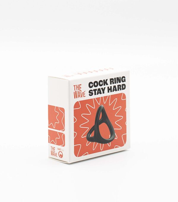 Cock Ring Stay Hard Black