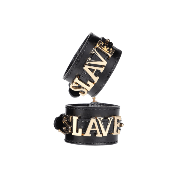 Hand Cuffs Slave Black