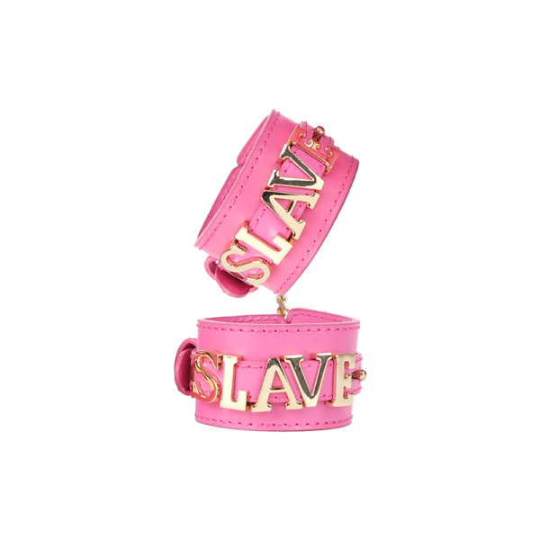 Hand Cuffs Slave Pink