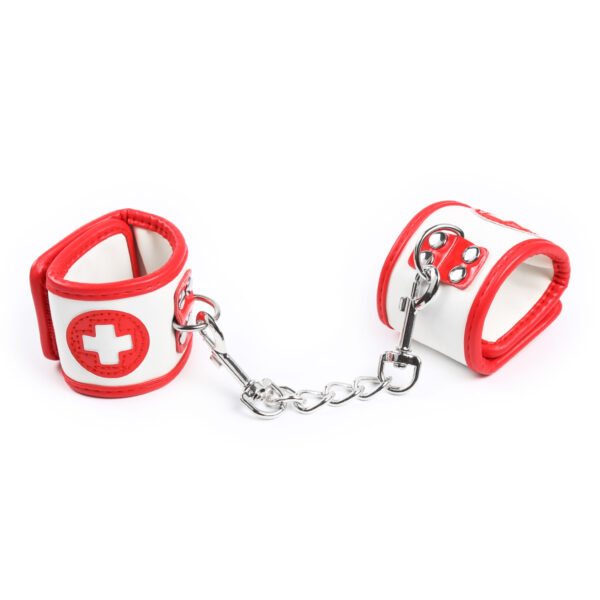 Hand Cuffs red/White