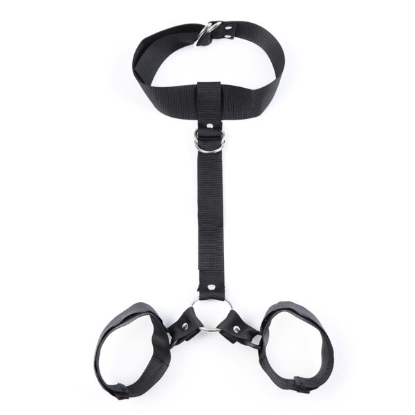 Collar / Hand Cuffs Black