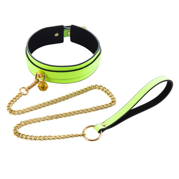Glow Collar + Leash Green