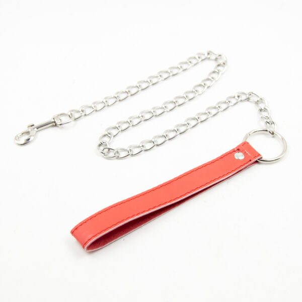 Chain Leash Red
