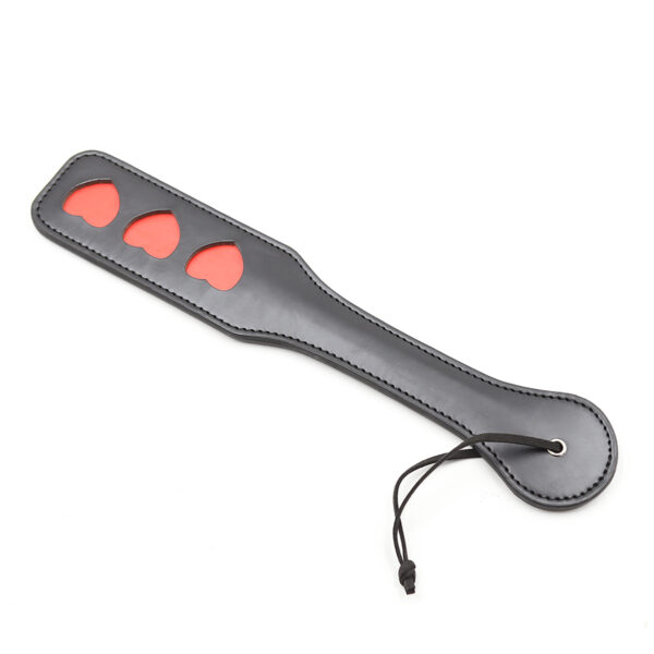 Heart Paddle 32cm Black/Red
