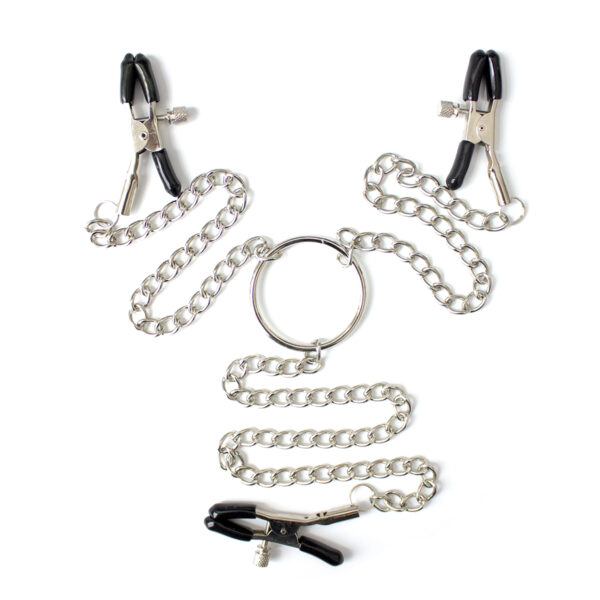 3 Clamps / Chain Silver/Black