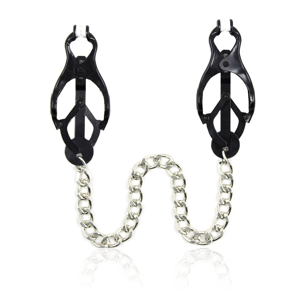 Nipple Clamps Silver/Black