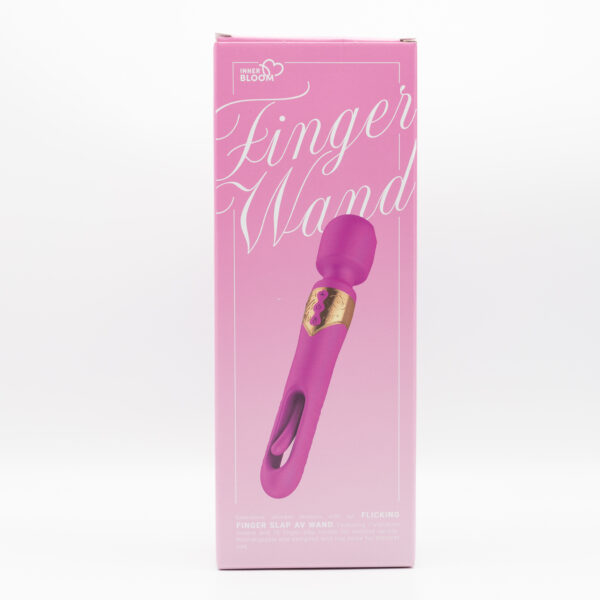 Ellie Tapping and Vibrating Wand Pink