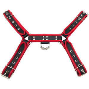 PVC OT H Front Harness - OS - Black/Red