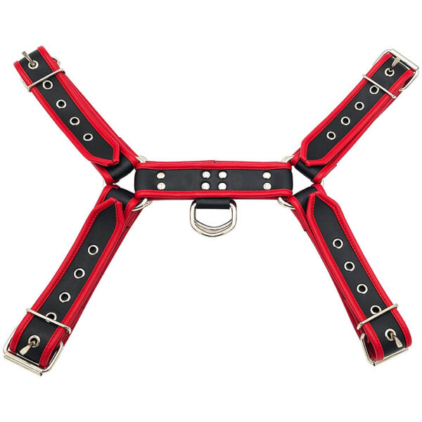 PVC OT H Front Harness - OS - Black/Red