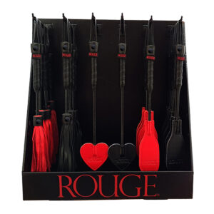 Display Mini Crops & Floggers Black/Red  (36pcs)