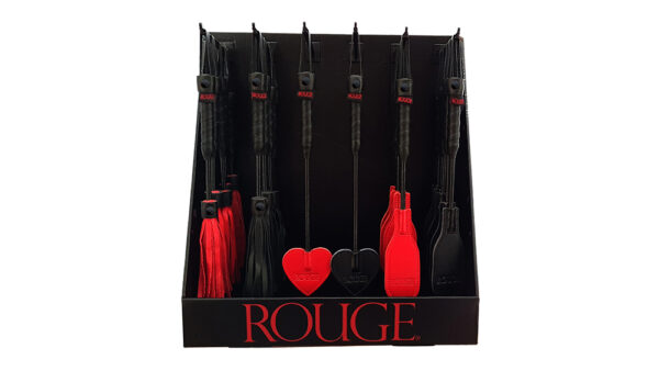 Display Mini Crops & Floggers Black/Red  (36pcs)