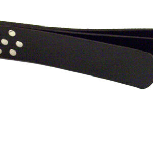 Leather Three Straps Paddle Black