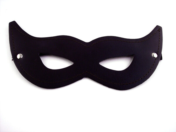 Leather Cat Mask Black