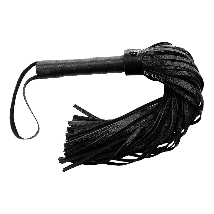 Leather Flogger Black