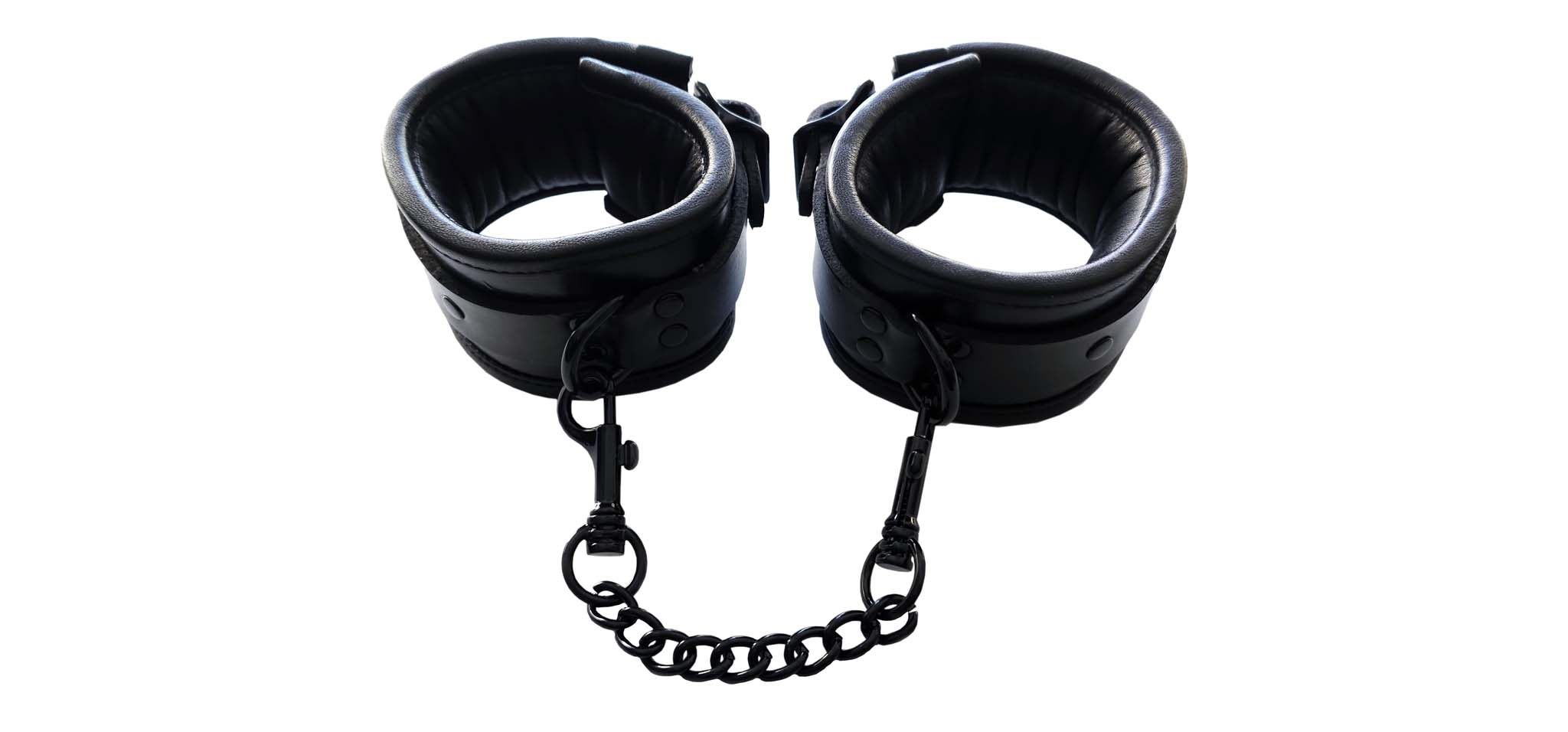 Padded Wrist Cuffs Black