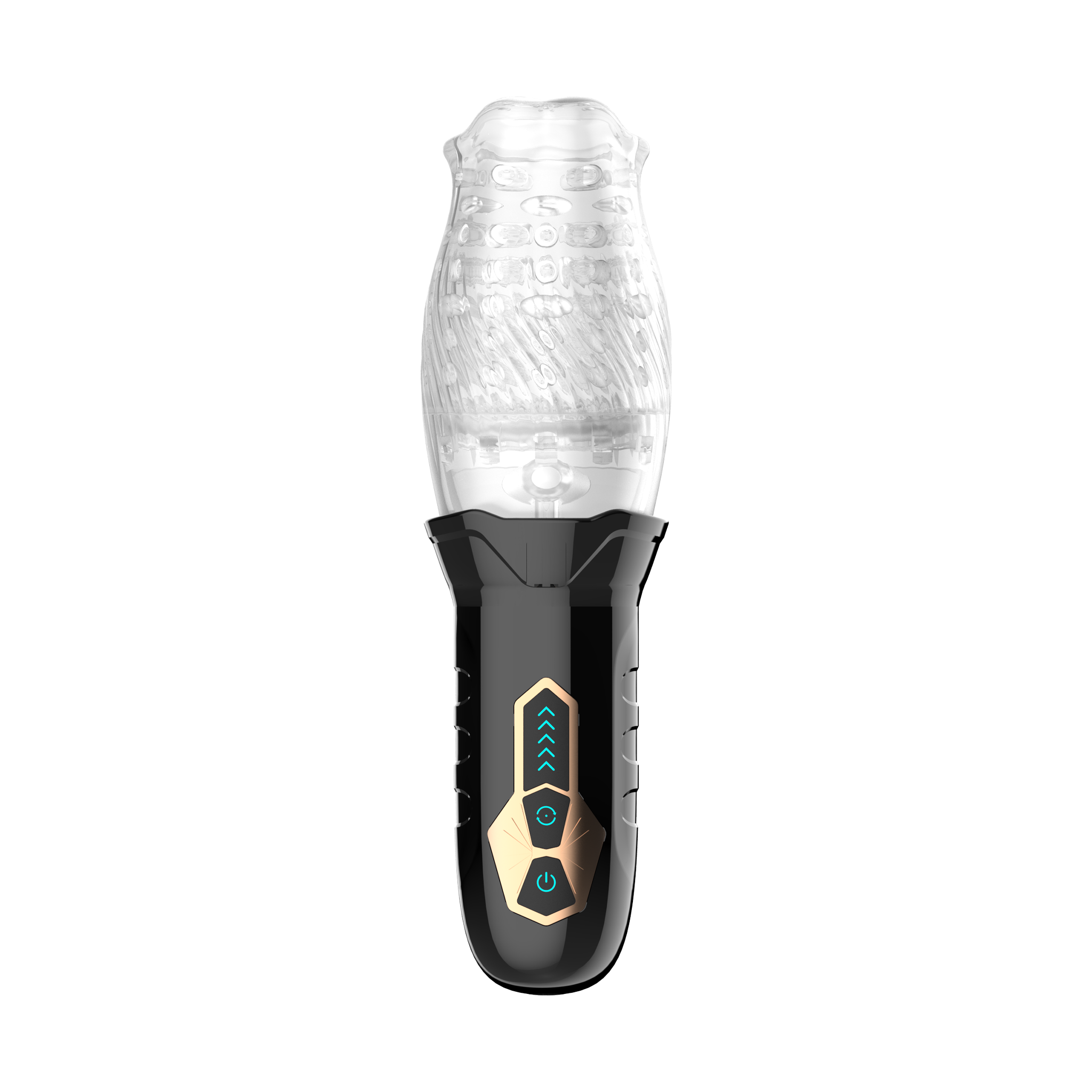 Cyclone Blowjob Stimulator Black / Clear