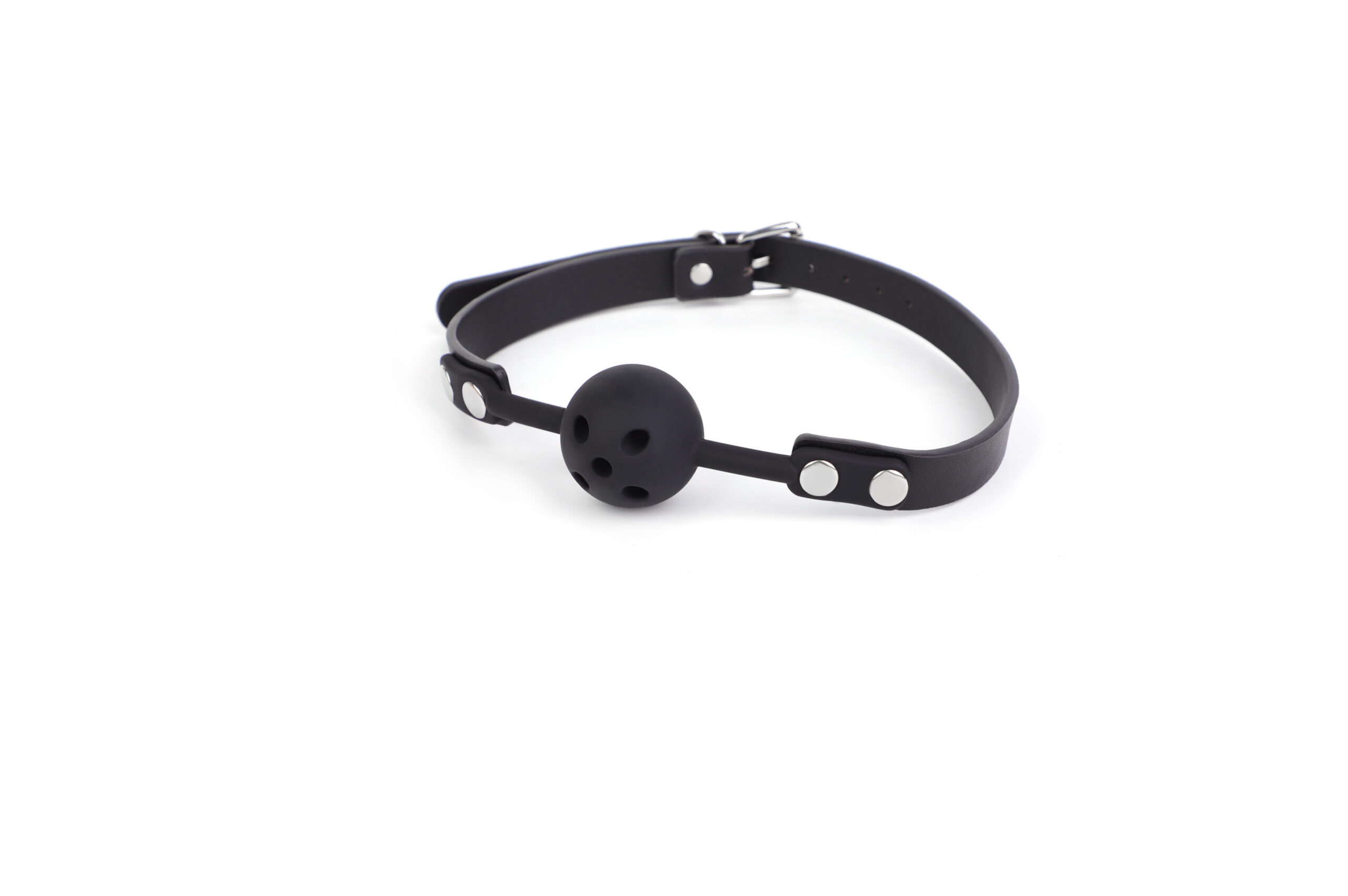 Silicone Breathable Ball Gag Black
