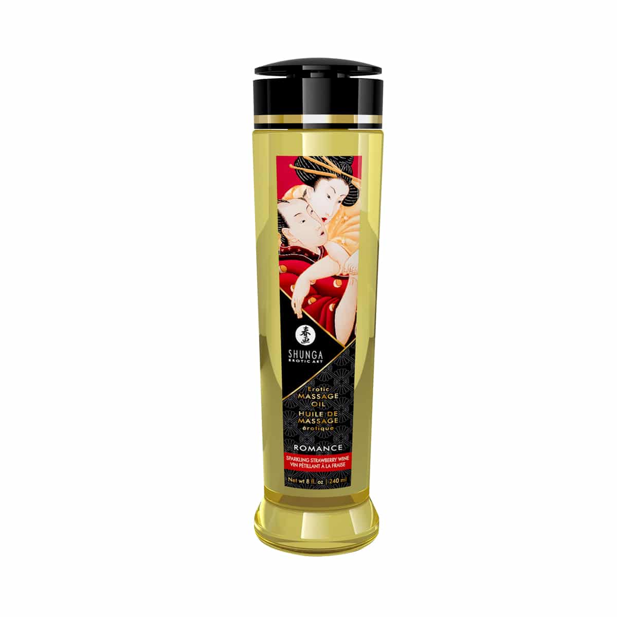 Romance Strawberry Massage Oil 240ml