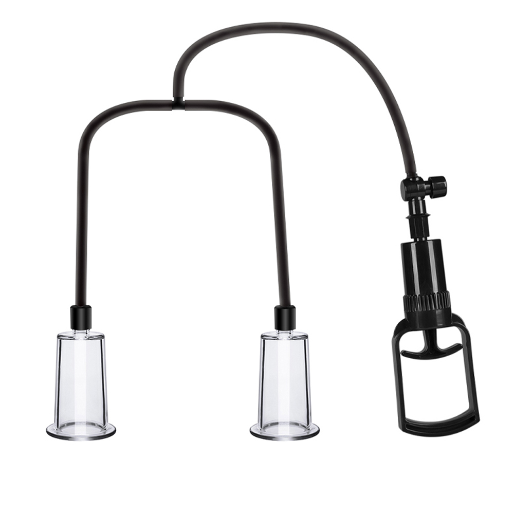 Manual Female Pump Set Clear/Black