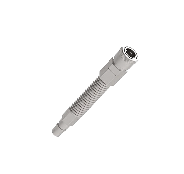 Sex Machine - Flexibele Fast Click Stang 120 MM Silver
