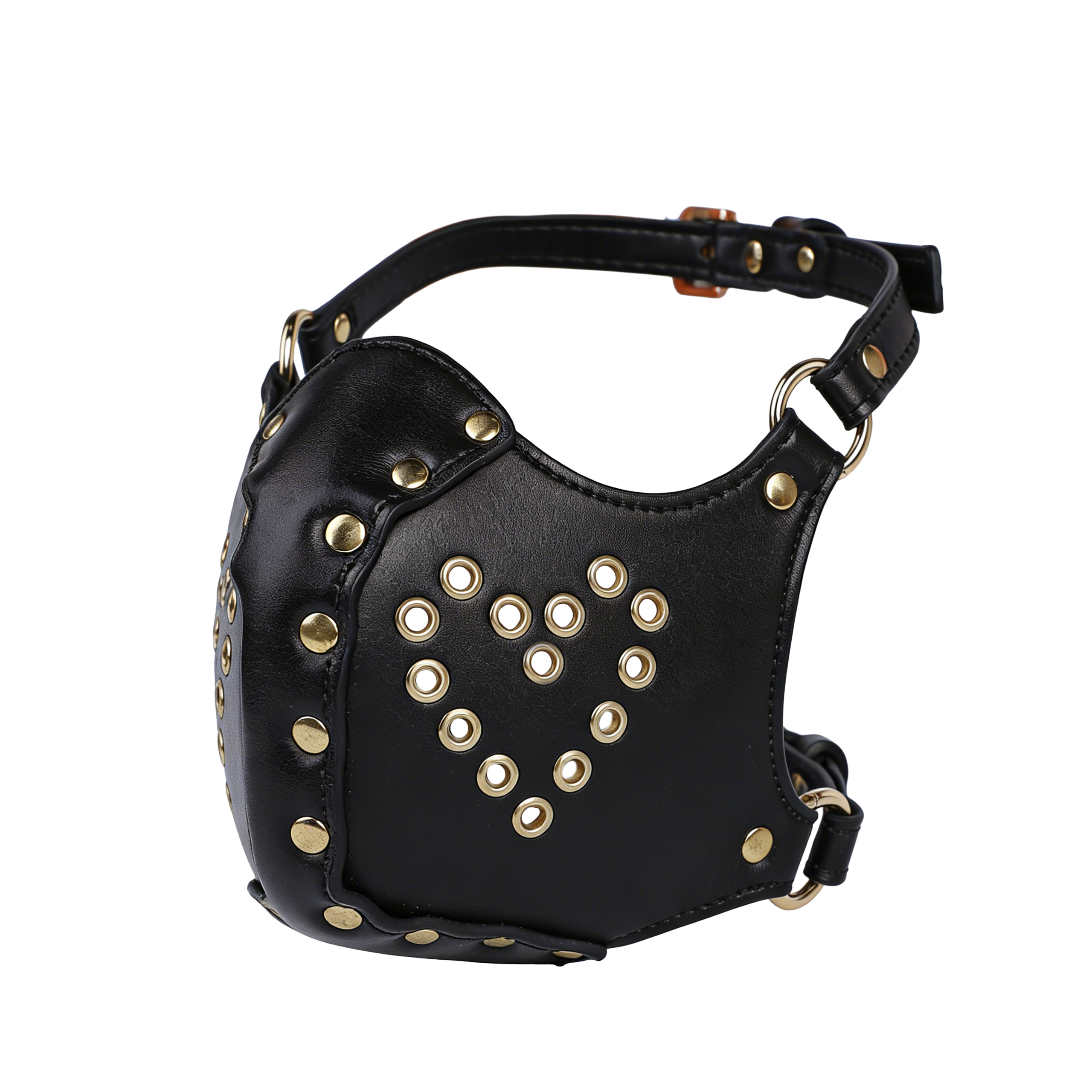 Love Rivet Face Mask Black